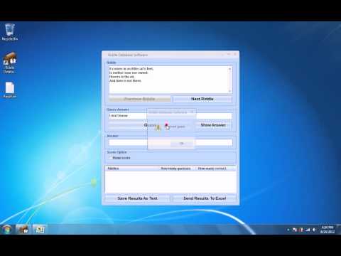Riddle Database Software