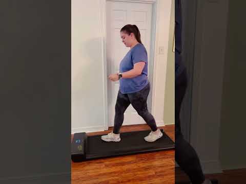 I love my WalkingPad. Stay motivated and healthy with this space-saving fold-up treadmill.