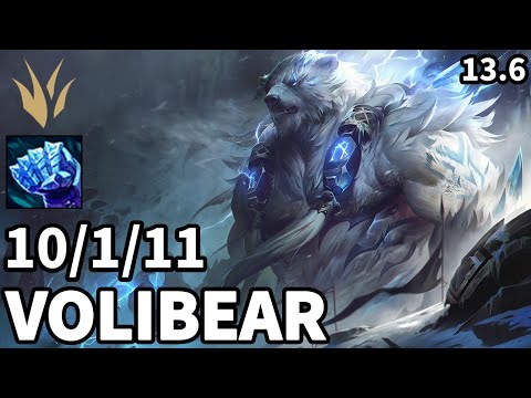 Volibear Jungle vs Hecarim - KR Challenger | Patch 13.6