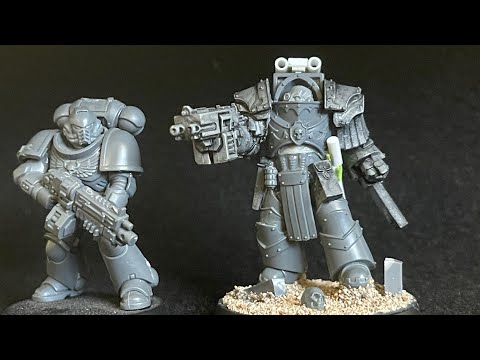 Pt. 2 Cataphractii Terminator true scale conversion Horus Heresy Space Marine 30k 40k