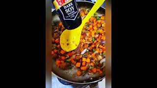 How to make a quick stir-fry rice for your family. Part 1
