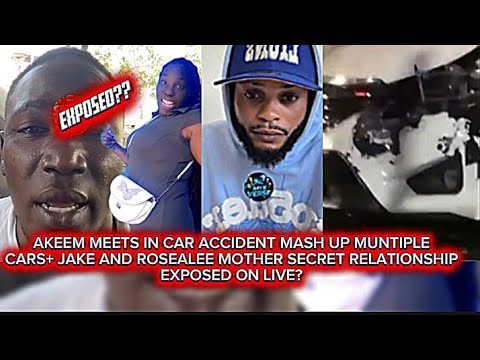 Rosealee mother expose her n Jakes secret relationship on live?+Akeem meet in car accident #rosalee 