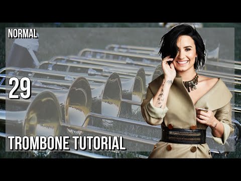 How to play 29 by Demi Lovato on Trombone (Tutorial)
