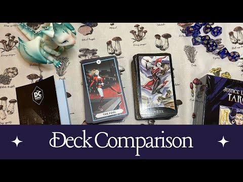 Justice League Tarot Vs The DC Tarot | Deck Comparison