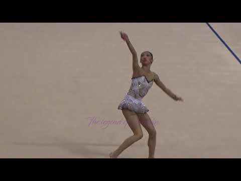 Uzume KAWASAKI (JPN) ribbon - 2015 Stuttgart worlds Qualifs