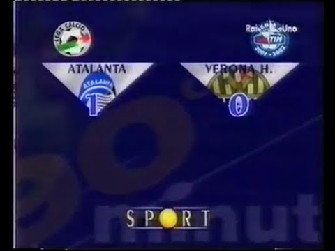2001-02 (4a - 23-09-2001) Atalanta-Verona 1-0 [Doni] Servizio 90°Minuto Rai1