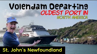HAL Volendam Departing Historic St. John’s Newfoundland and Labrador Aug 15 2024