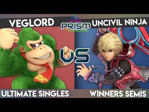 PRISM 165 - Veglord (Donkey Kong) vs. Uncivil Ninja (Shulk) - Winners Semis - Smash Ultimate Singles