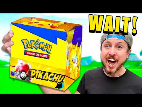 Ultimate 'ONLY PIKACHU' Custom Pokemon Cards Booster Box! [Opening It]