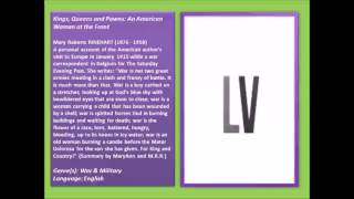 Kings, Queens and Pawns: An American Woman at the Front (FULL Audiobook)