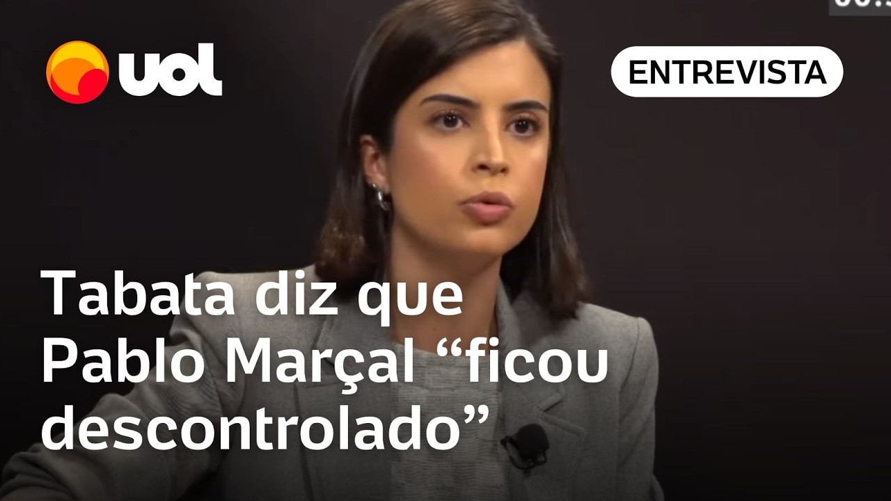 Pablo Marçal ficou descontrolado, diz Tabata: 'Não soube reagir e foi para baixaria sobre meu pai'