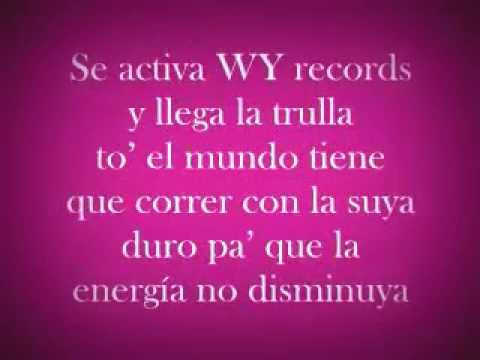 Energia Remix - Alexis y Fido Ft. Wisin Y Yandel letras - lyrics