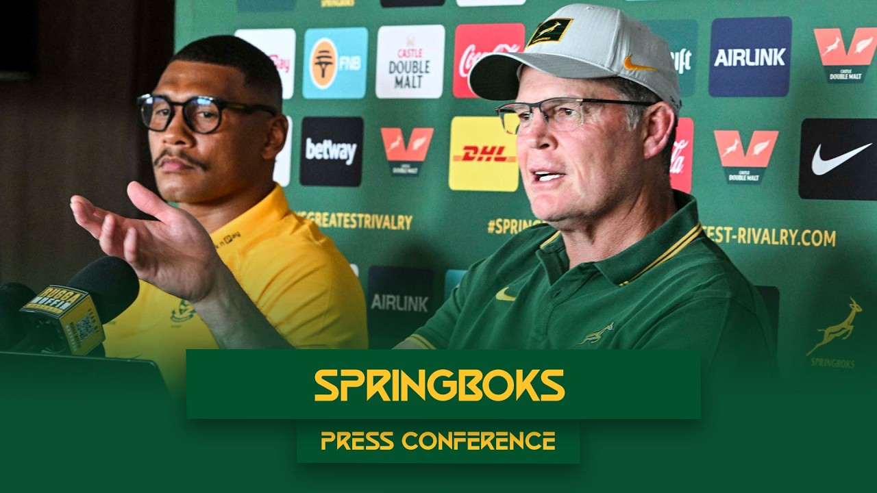  Rassie Erasmus and Damian Willemse | Springbok Team Announcement | 20 August 2026