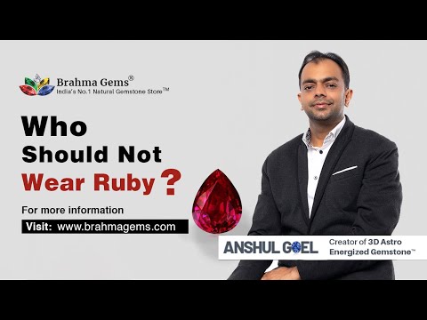 Who Should Not Wear Ruby / Manik