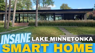 Insane Lake Minnetonka Smart Home Tour - Crestron