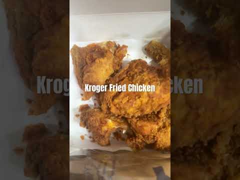 Kroger fried chicken Vs. Publix fried chicken 🤔which one y’all like better?