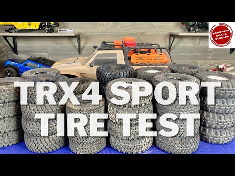 Traxxas TRX4 Sport Tire Test
