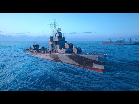 Relaxing Ambience - VI U.S.S. Sims (DD-409) - World of Warships: Legends (UHD)