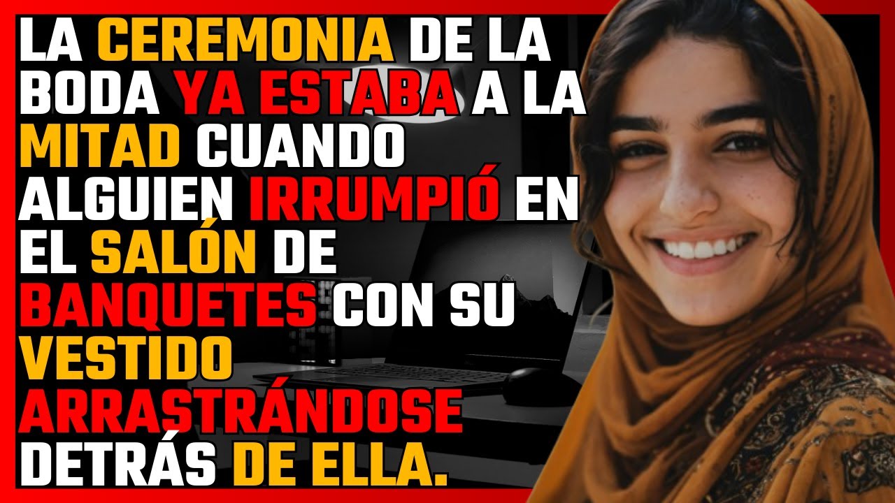 LA CEREMONIA de la BODA ya estaba a la MITAD cuando alguien IRRUMPIÓ en el SALÓN de BANQUETES...