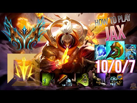 TOP 1 CHALLENGER Guides How to Play Jax Top & Carry + Best Build/Runes Season 12