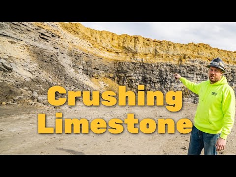 Crushing Limestone Rock