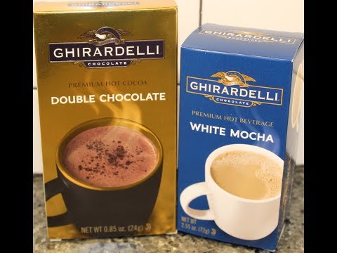 Ghirardelli: Double Chocolate Hot Cocoa & White Mocha Hot Beverage Review