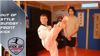 TAEKWONDO: Front Kick drills