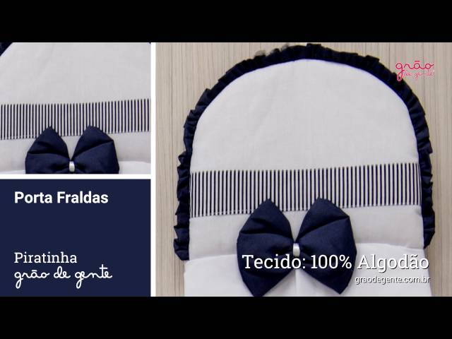 Porta Fraldas Piratinha | Ref: 62699