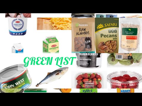 Food for weight loss |Banting Greenlist|Namibian YouTuber
