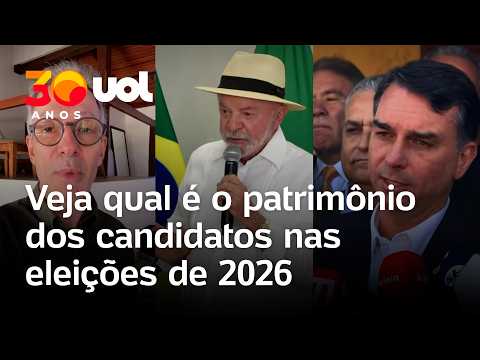 Lula, família Bolsonaro, Nikolas e Zema: veja o patrimônio declarado pelos candidatos nas eleições