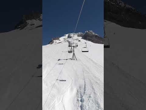 Teleférico de esqui APENAS NO VERÃO da América do Norte
