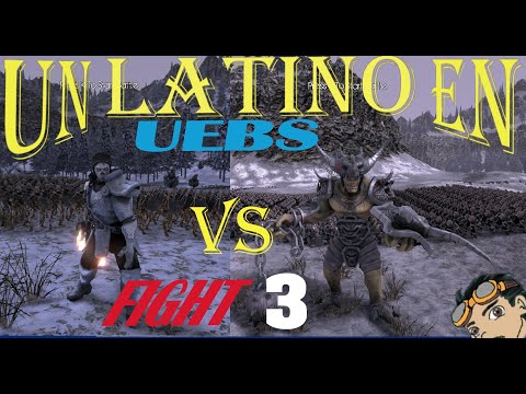 UEBS FIGHT 3 (SOUL TYRANT vs GIANT OGRE) Las batallas de los 1000 vs 1000
