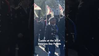 2024 Veterans Day Parade #veteran #parade #army #jrotc