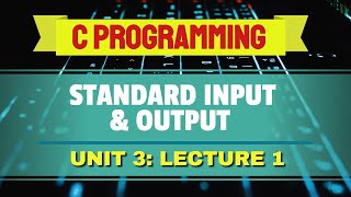 Standard Input and Output in C (Urdu/Hindi)