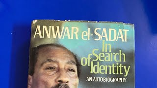 0ld and rare  ANWAR el-SADAT book (In Search of Identity) An autobiography