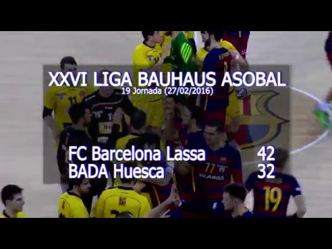 LIGA BAUHAUS ASOBAL J19 FC Barcelona Lassa - BADA Huesca 42 - 32