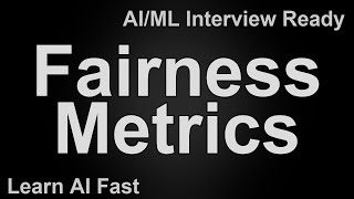 Fairness Metrics in AI Explained in 60 Seconds | How We Quantify Bias in Models