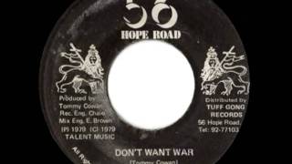 THE MIGHTY DIAMONDS   Don't want war + don't want dubwise 1979 56 Hope road