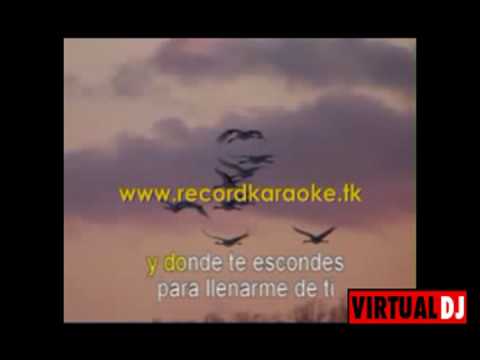 miguel gallardo hoy tengo ganas de ti  karaoke -1 tono