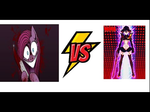 Quinto video Yo (Ryuko matoi) vs Pinkie pie y suicide mouse en ITownGameplay vs Creepypastas¿ganare?
