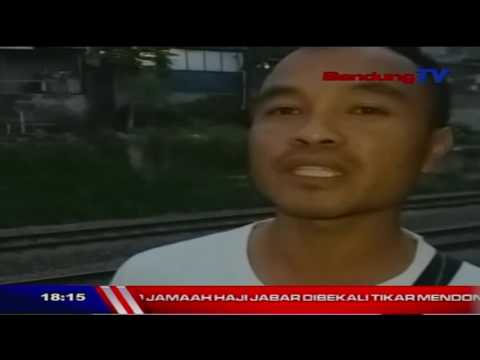 SEORANG WARGA TERSAMBAR KERETA API | SEPUTAR BANDUNG RAYA | BANDUNG TV