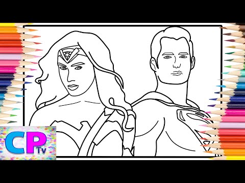 Wonder Woman meets Superman Coloring Pages/Culture Code - Make Me Move (feat. Karra) [NCS Release]