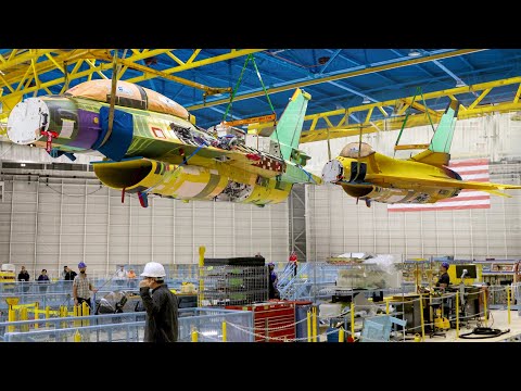 , title : 'Inside Billion $ Super Advanced US F-16 and F-35 Manufacturing Assembly Line'