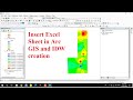 Importing Excel Data In Arc GIS How To Do Interpolation IDW In Arc GIS