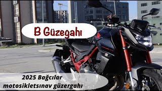 2025 Motosiklet Sınavı B Güzergahı (BAĞCILAR)