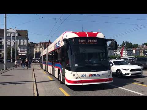 Verkehrsbetriebe Luzern vbl [VBL Lucerne] le 27 mai 2017 + Car Postal