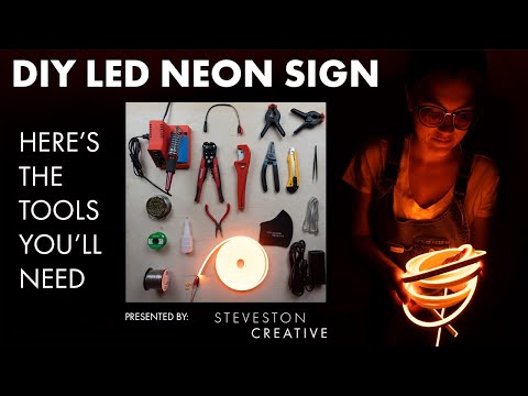 DIY LED Neon Sign - Here's what you'll need!
