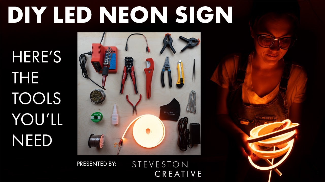 DIY LED Neon Sign - Here's what you'll need!