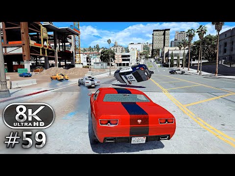 GTA V 8K Ultra Graphics Gameplay Walkthrough Part 59 - GTA V 8K 60FPS PC No Commentary