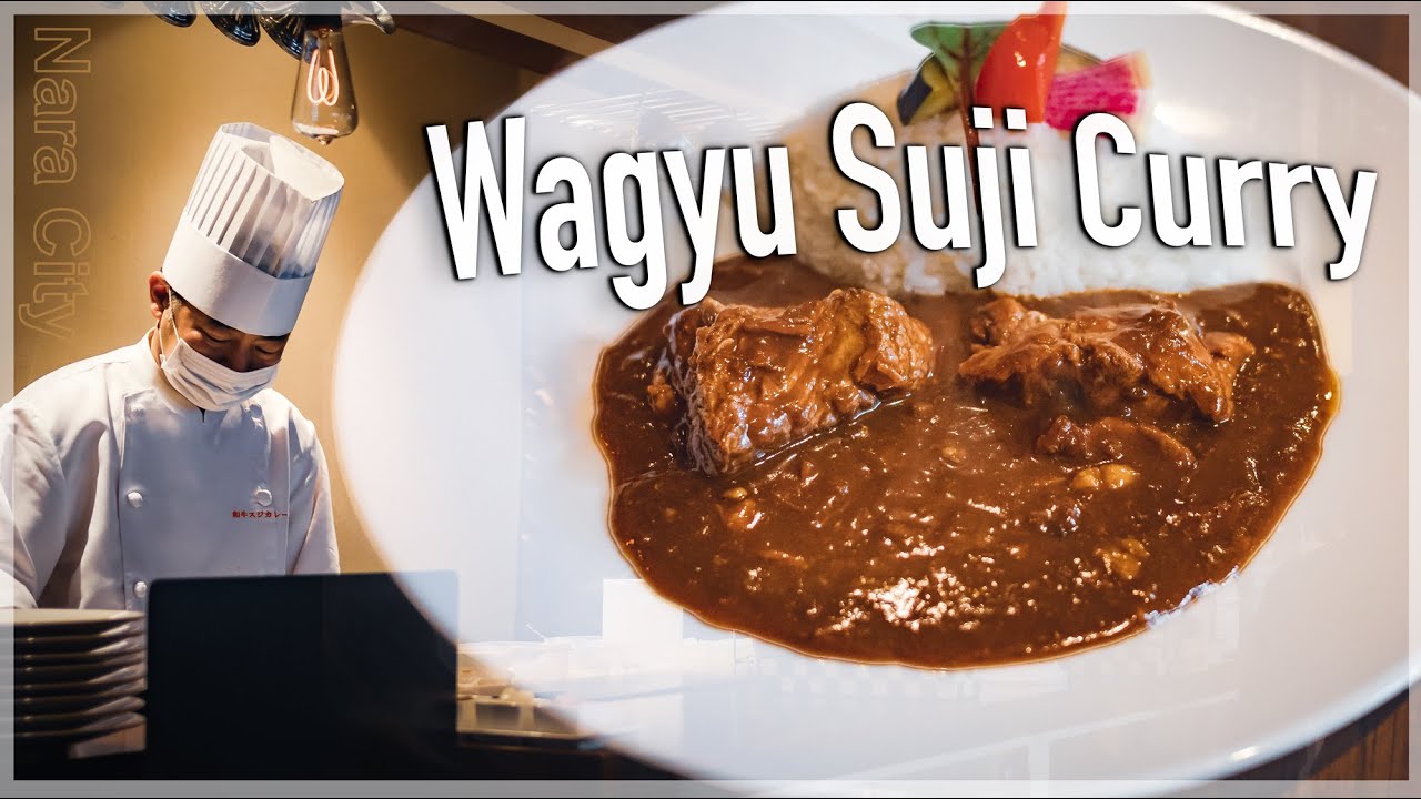 Experience the tantalizing taste of Wagyu Suji Curry in the heart of Nara!